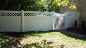 White Fence and Gate