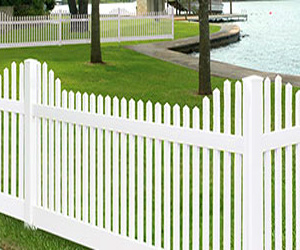 PVC White Fence